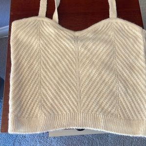 Vero Moda crop sweater tank top XS